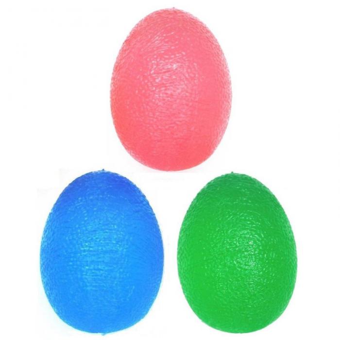 Hand Therapy Exercise Ball Kit. Egg Shape S2