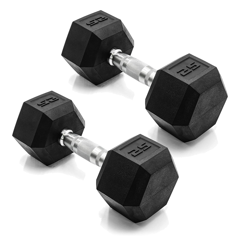 Rubber Hex Dumbbell Hand Weight