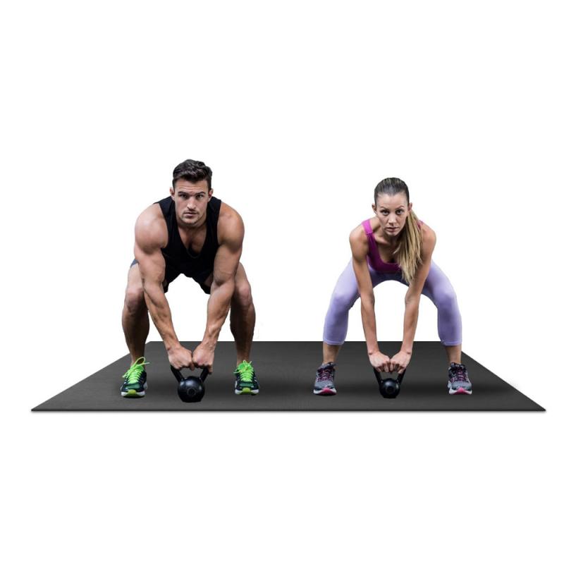 PRO high density workout mats for home gym flooring large exercise mat