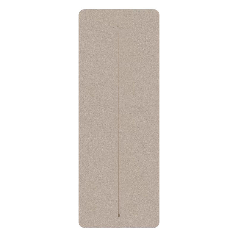Matte PU rubber yoga mat, coconut fiber PU rubber yoga mat
