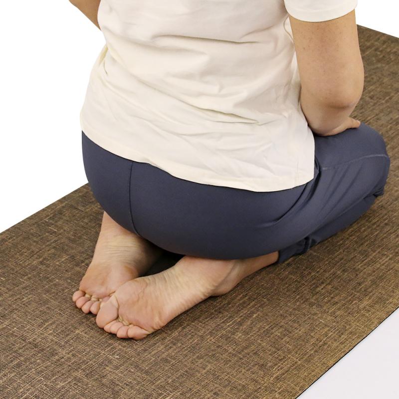 Sustainable Jute & Natural Rubber Ethical Eco Yoga Exercise Mat