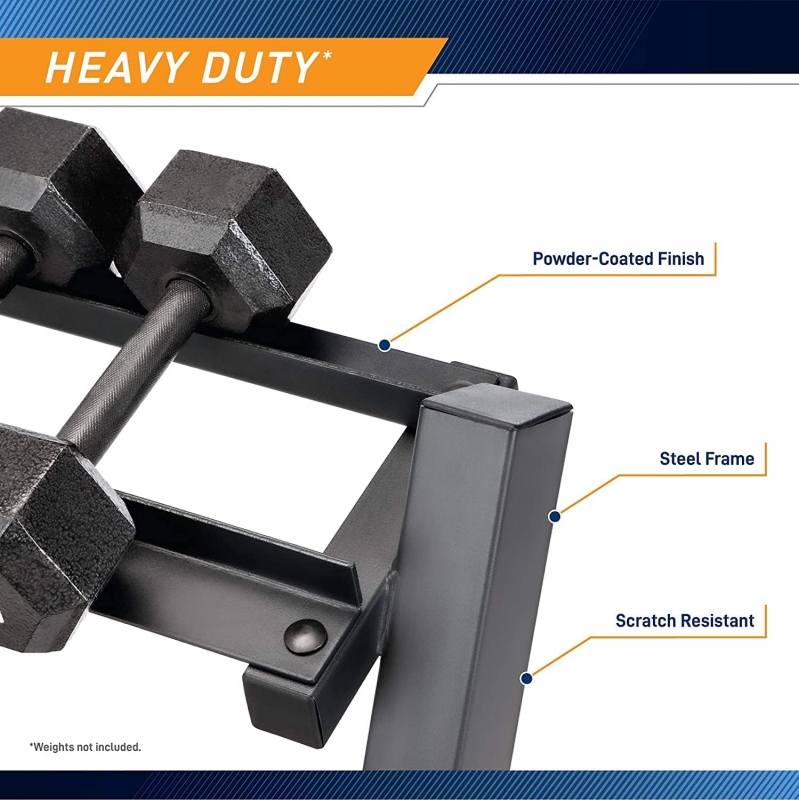 3 Tier Heavy Duty Dumbbell Rack