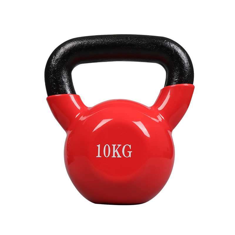 All-Purpose Color Vinyl Coated Cast Iron Kettlebell, 5-65 Pounds
