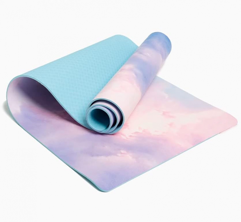 Suede TPE yoga mat