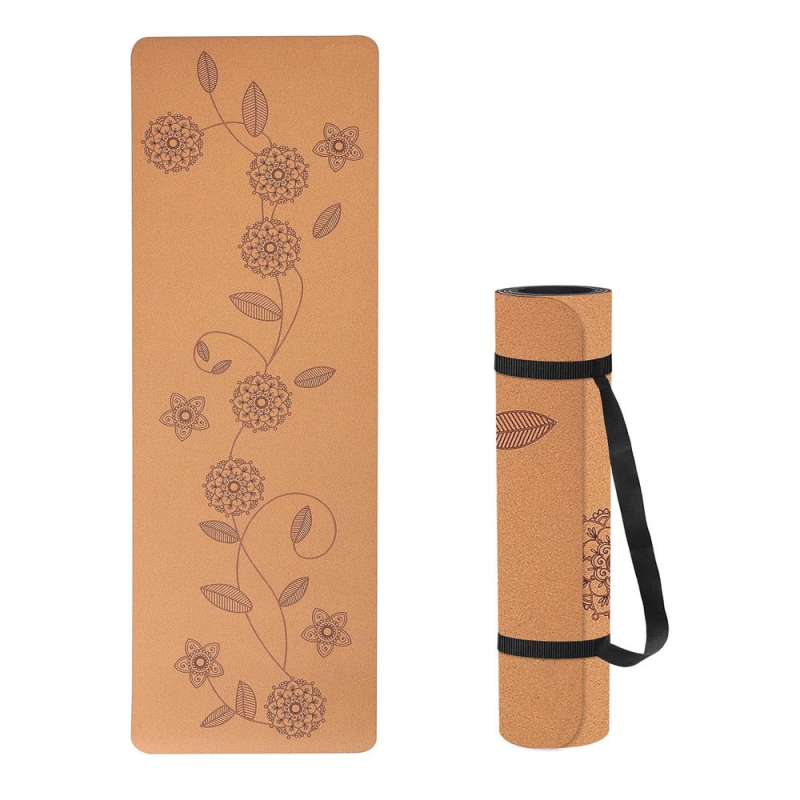 Cork TPE YOGA MAT